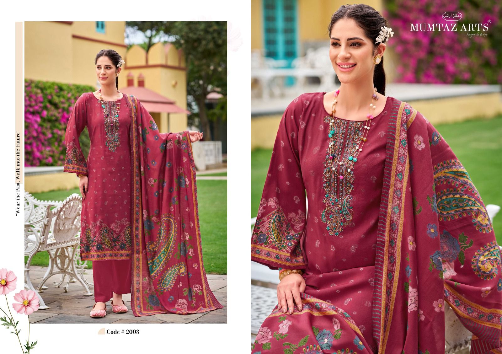 Saadgi Mumtaz Arts Viscose Modal Karachi Salwar Suits Exporter Ahmedabad