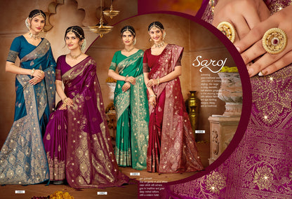 Saadgi Satin Saroski Vol 1 Saroj Sarees Wholesale Price