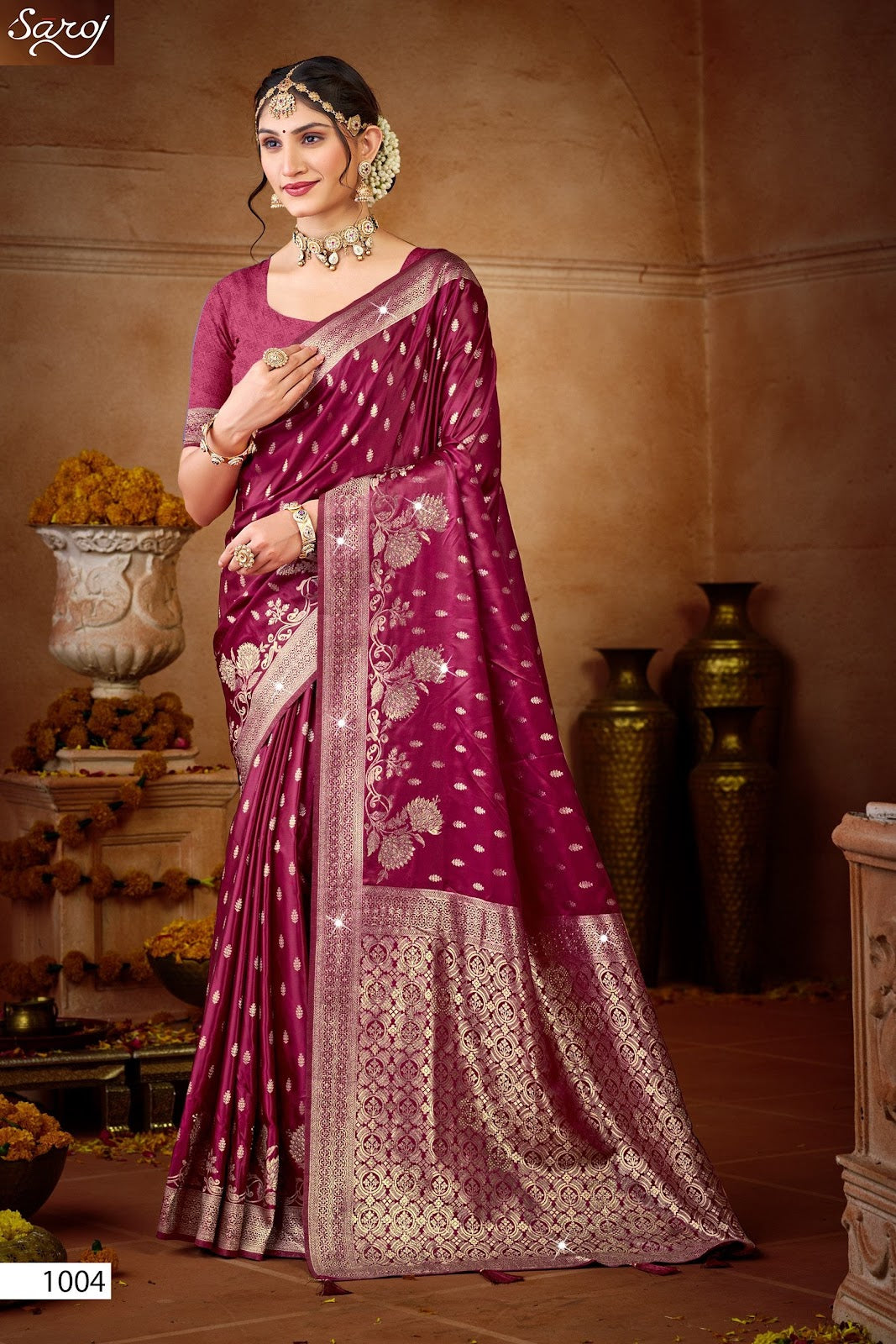 Saadgi Satin Saroski Vol 2 Saroj Sarees Manufacturer India