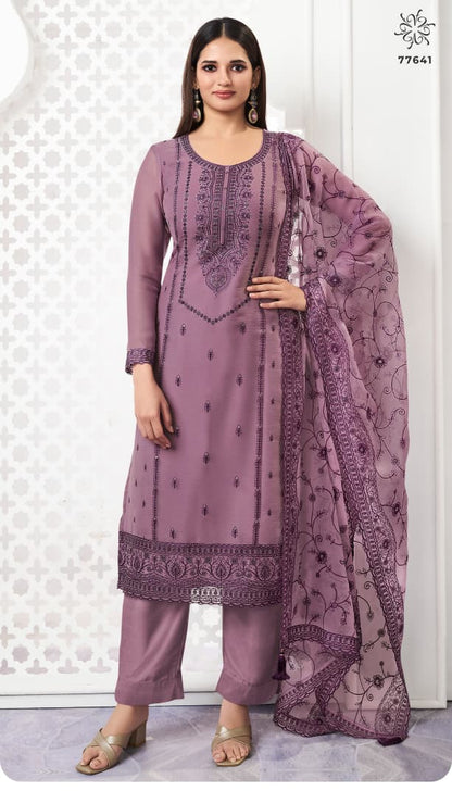 Saahi Kuleesh Vinay Fashion Llp Organza Pant Style Suits Supplier