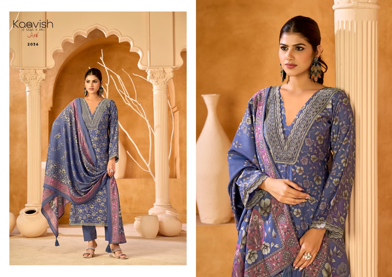 Saaj Kaavish Modal Silk Pant Style Suits Wholesale Price