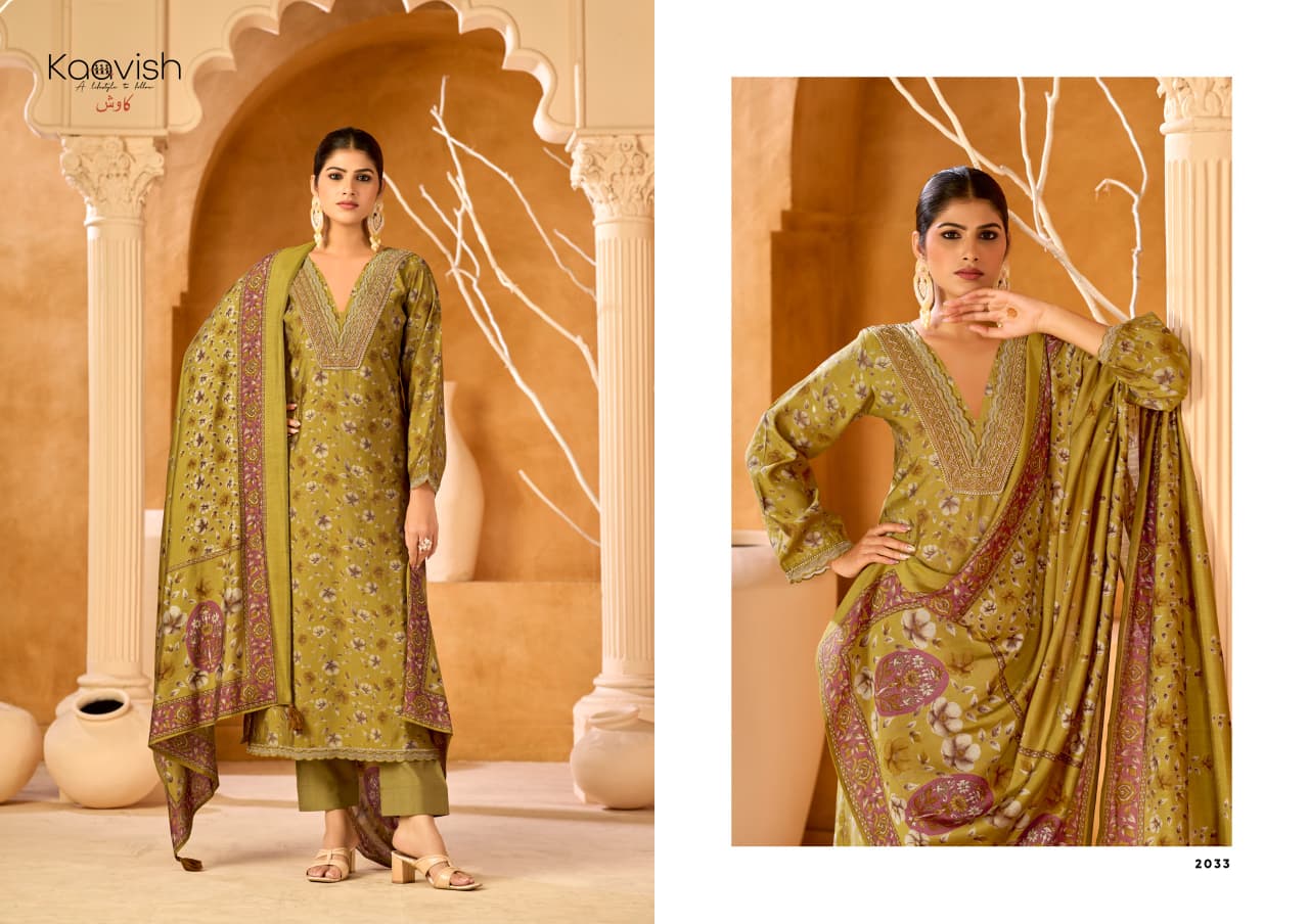 Saaj Kaavish Modal Silk Pant Style Suits Wholesale Price