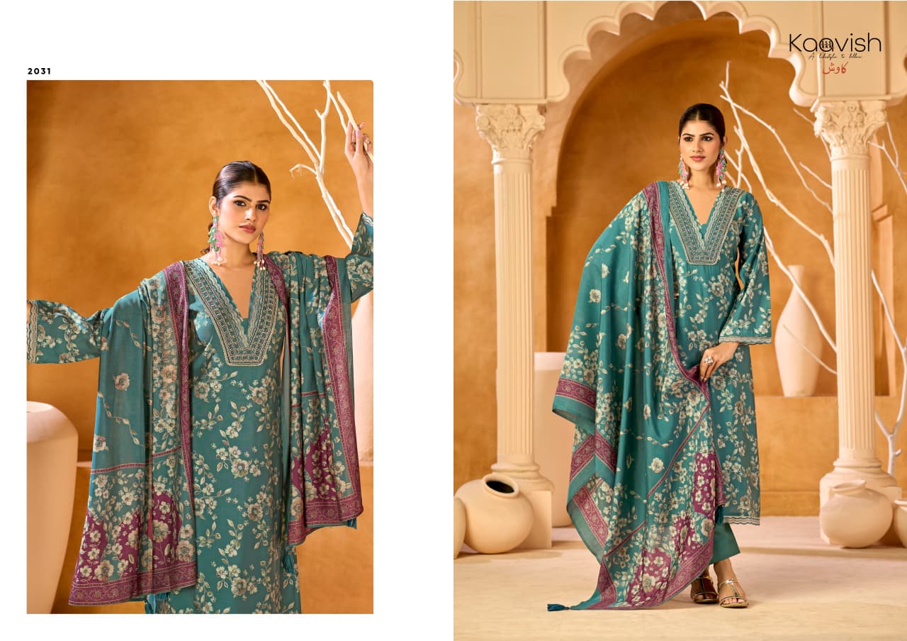 Saaj Kaavish Modal Silk Pant Style Suits Wholesale Price