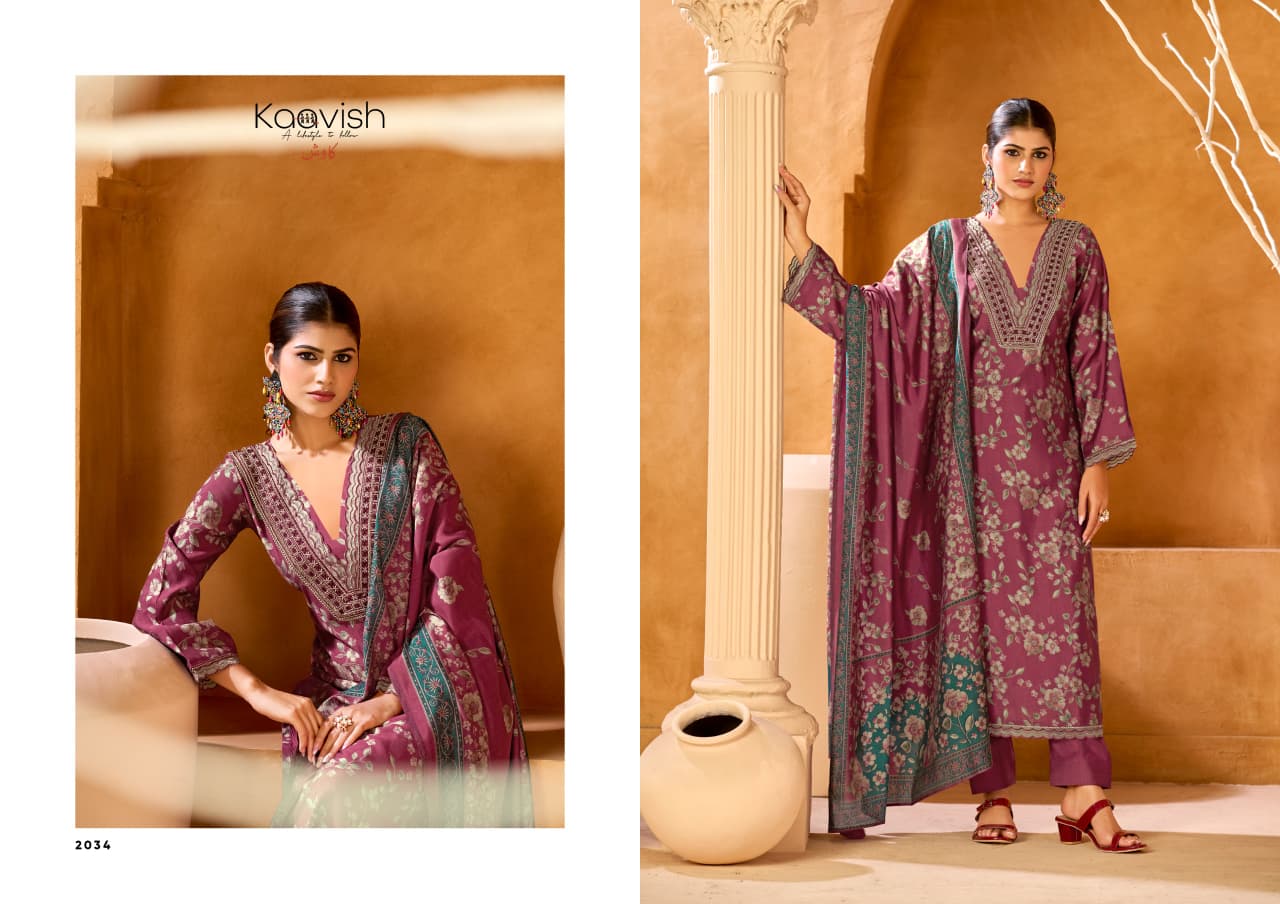 Saaj Kaavish Modal Silk Pant Style Suits Wholesale Price
