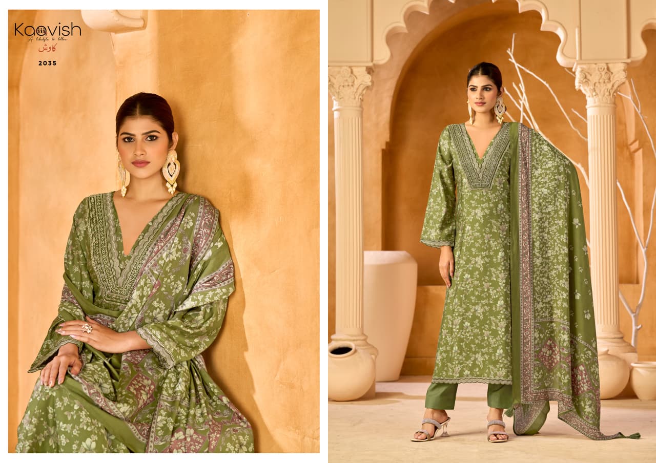 Saaj Kaavish Modal Silk Pant Style Suits Wholesale Price