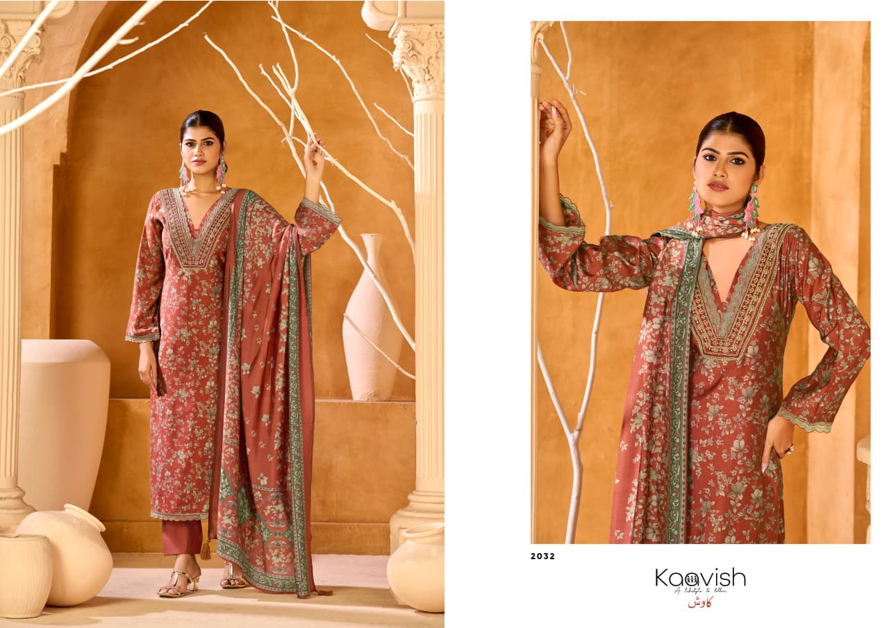 Saaj Kaavish Modal Silk Pant Style Suits Wholesale Price