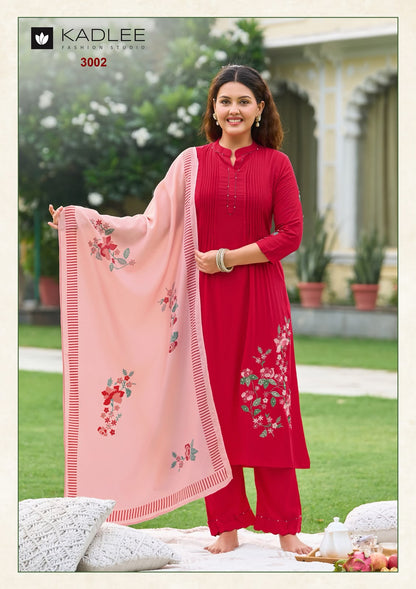 Saaj Kadlee Rayon Readymade Anarkali Suits Exporter India