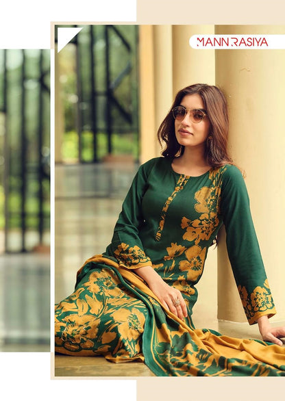 Saaj Mannrasiya Pashmina Suits Manufacturer Ahmedabad