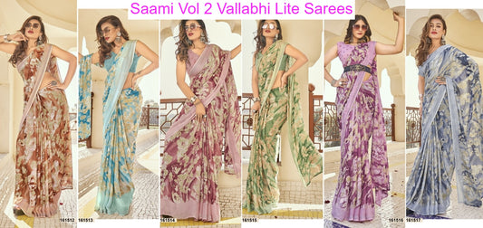 Saami Vol 2 Vallabhi Lite Georgette Sarees Manufacturer