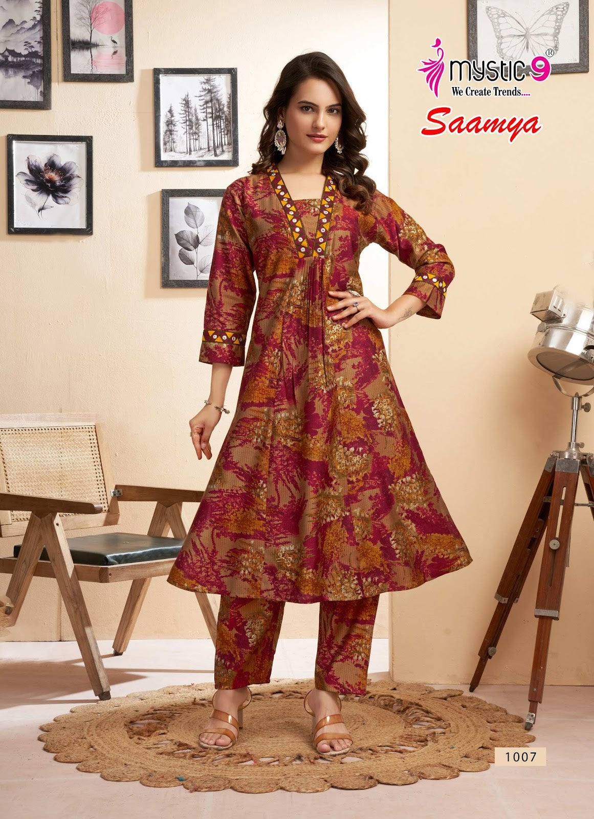 Saamya Vol 1 Mystic 9 Berlin Co Ord Set Wholesale Rate