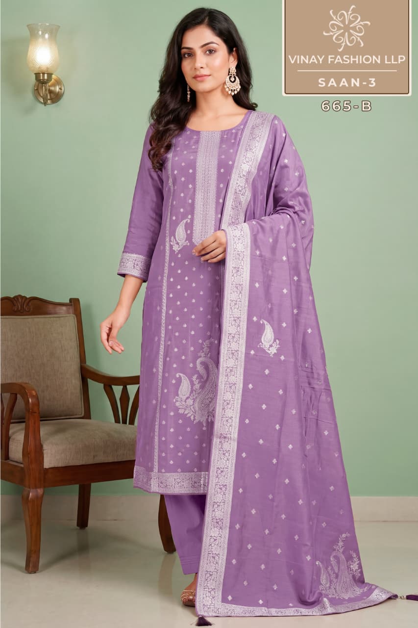 Saan 3 Kuleesh Vinay Fashion Llp Pant Style Suits Manufacturer Ahmedabad