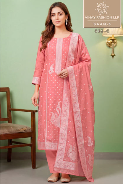 Saan 3 Kuleesh Vinay Fashion Llp Pant Style Suits Manufacturer Ahmedabad
