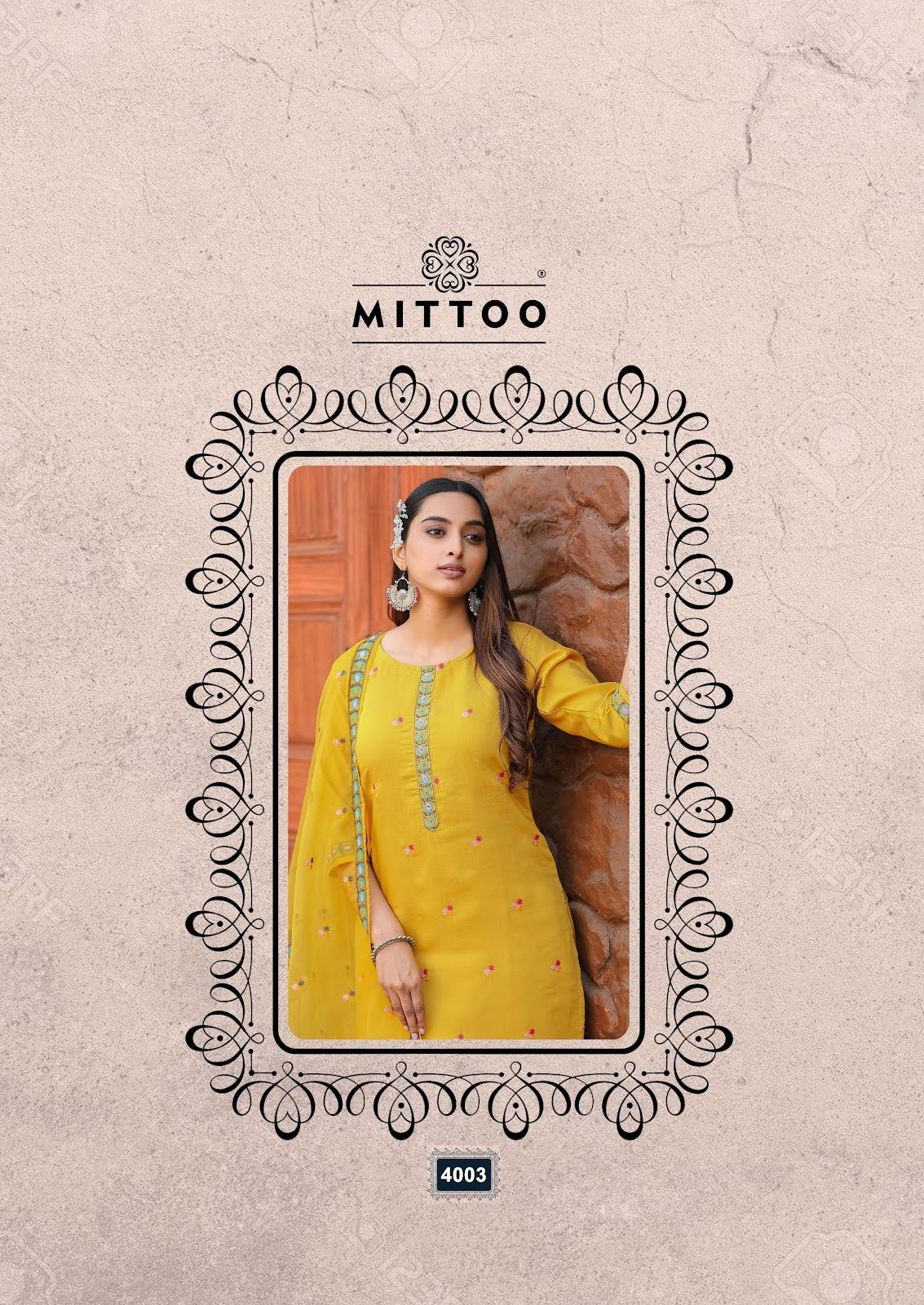 Saanj Mittoo Modal Silk Readymade Pant Style Suits Manufacturer India