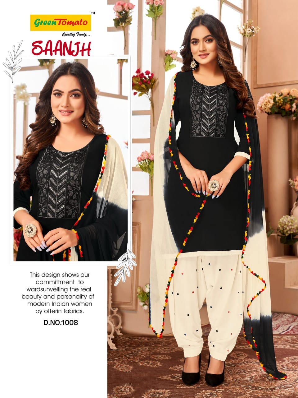 Saanjh Green Tomato Rayon Readymade Salwar Suits Wholesale Rate