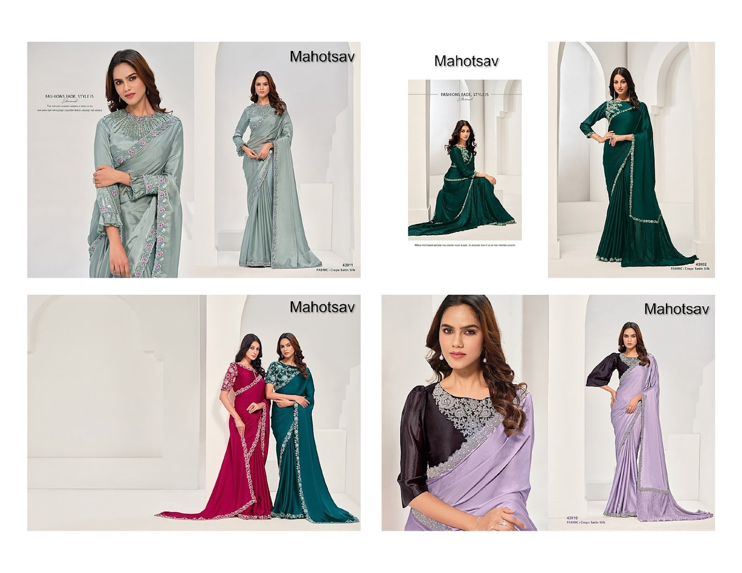 Saanjh Mahotsav Sarees Manufacturer Ahmedabad