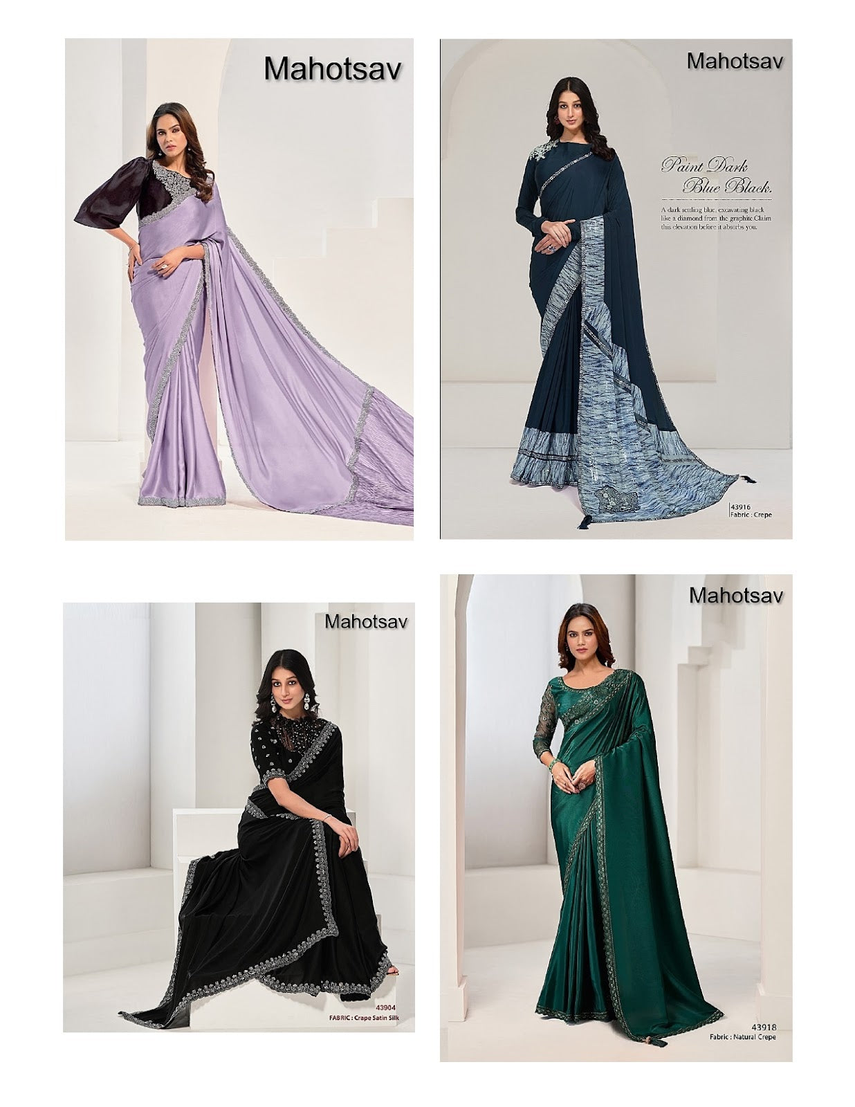 Saanjh Mahotsav Sarees Manufacturer Ahmedabad