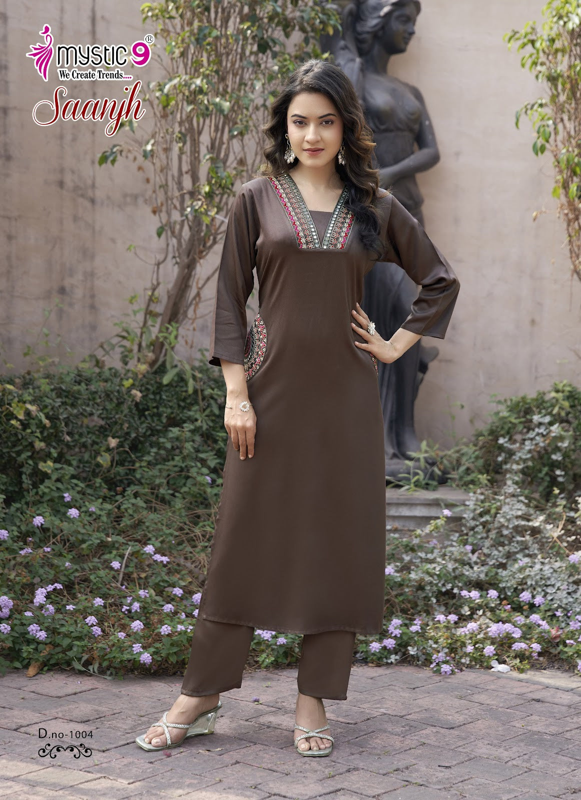 Saanjh Vol 1 Mystic 9 Gaji Silk Co Ord Set Exporter India