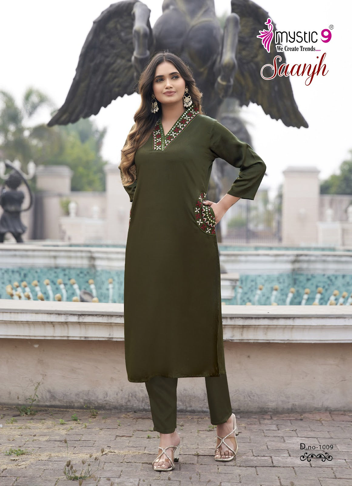 Saanjh Vol 1 Mystic 9 Gaji Silk Co Ord Set Exporter India