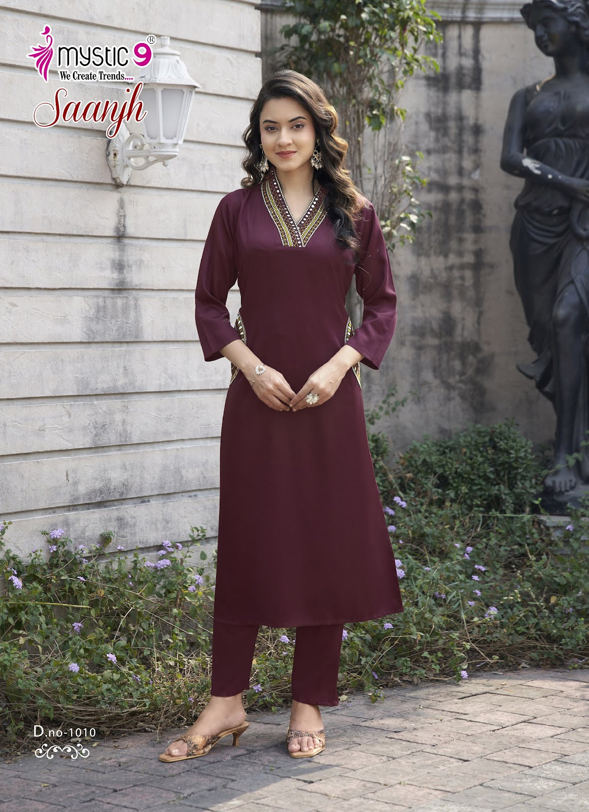 Saanjh Vol 1 Mystic 9 Gaji Silk Co Ord Set Exporter India