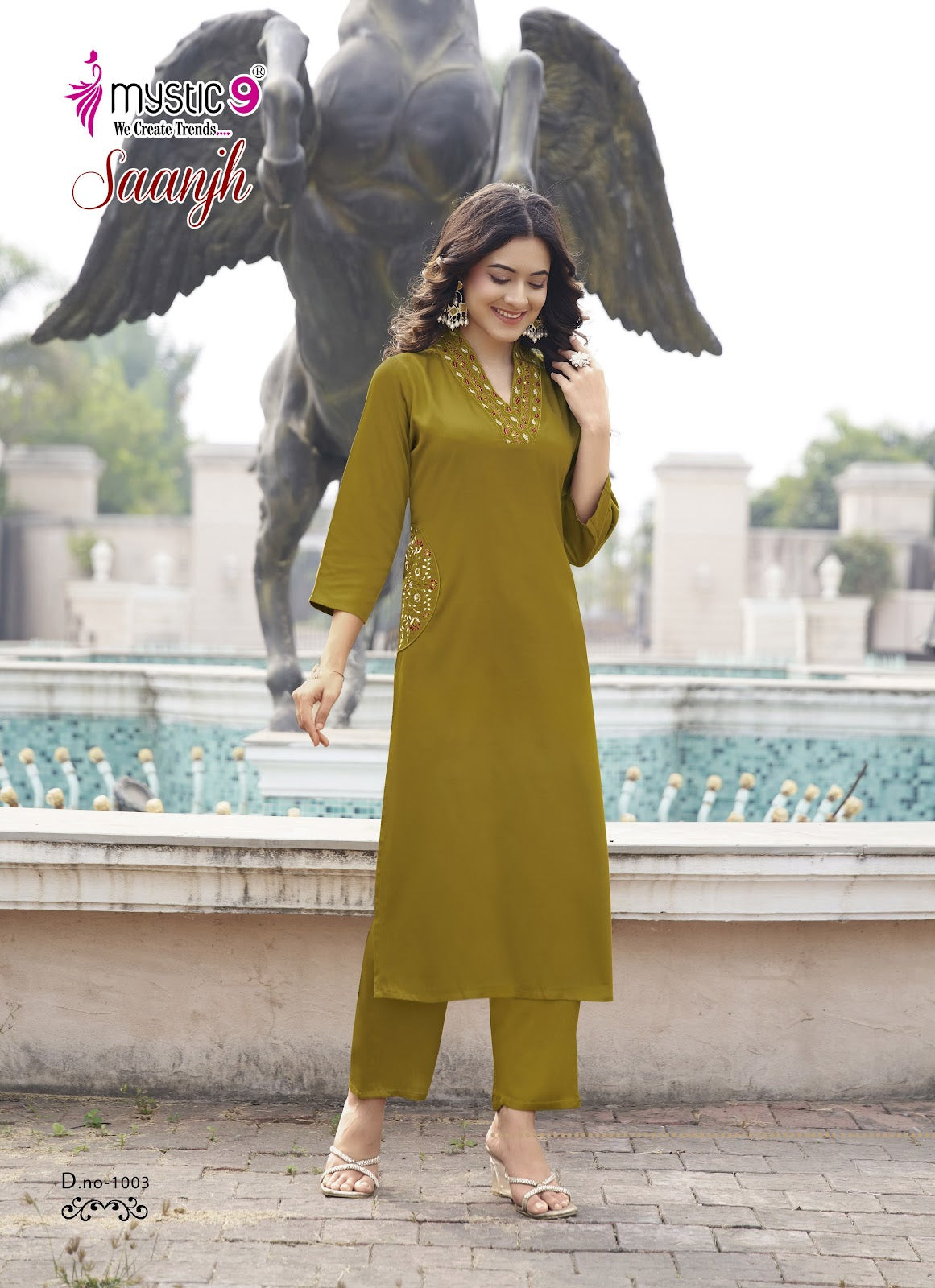 Saanjh Vol 1 Mystic 9 Gaji Silk Co Ord Set Exporter India