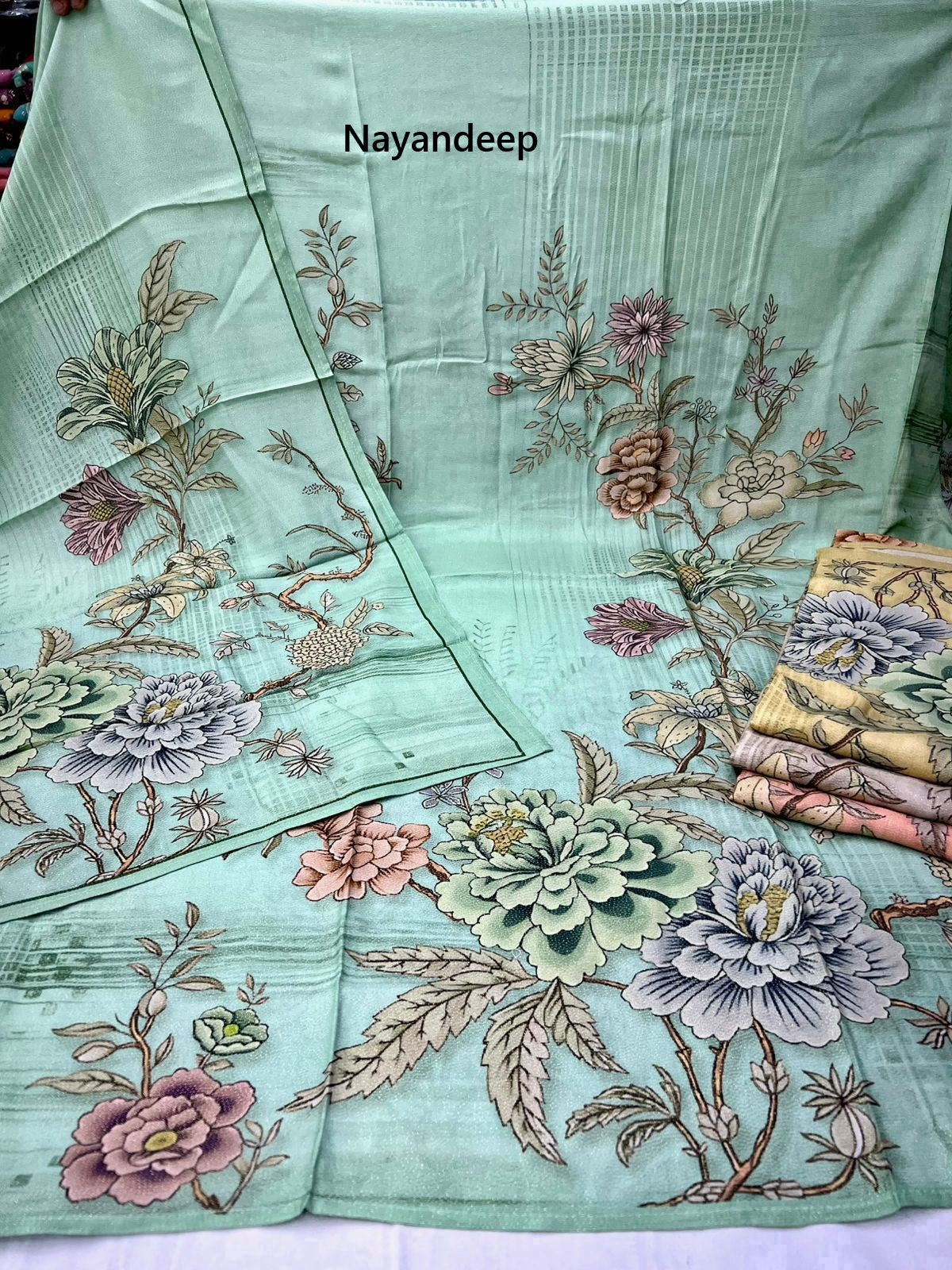 Saanvi 0203 Nayandeep Shimmer Salwar Suits Supplier India