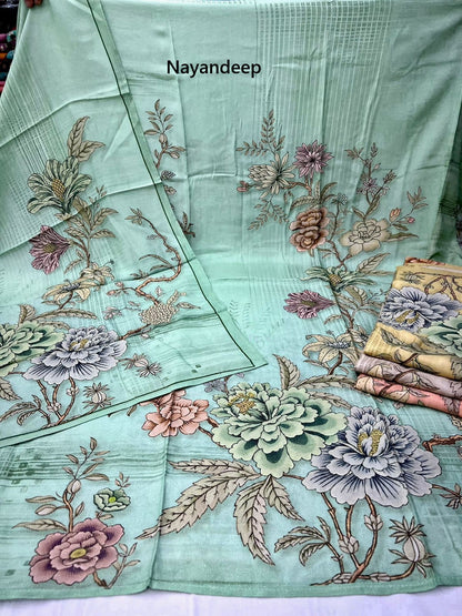 Saanvi 0203 Nayandeep Shimmer Salwar Suits Supplier India