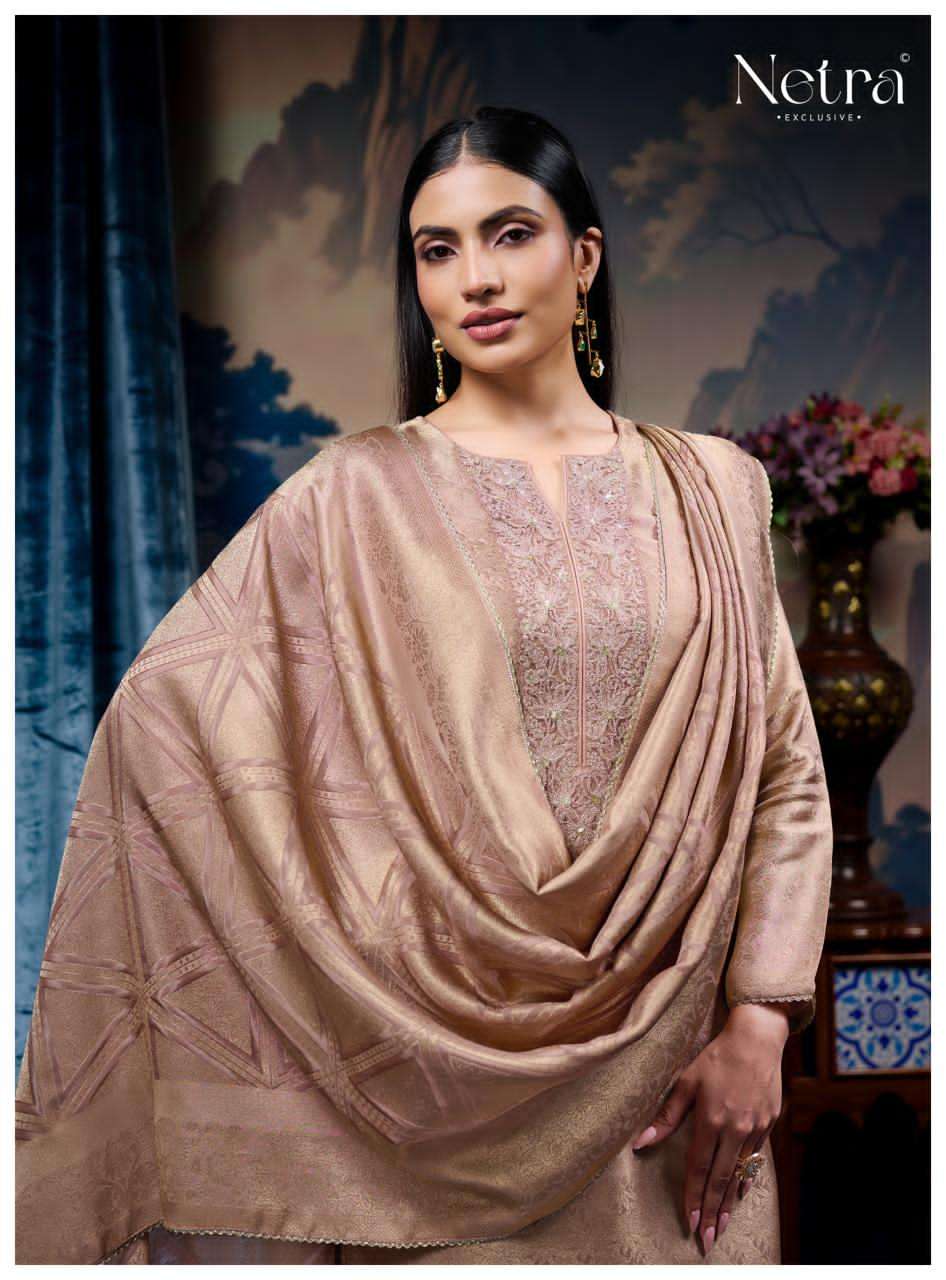 Saanvi Netra Bemberg Pant Style Suits Manufacturer India