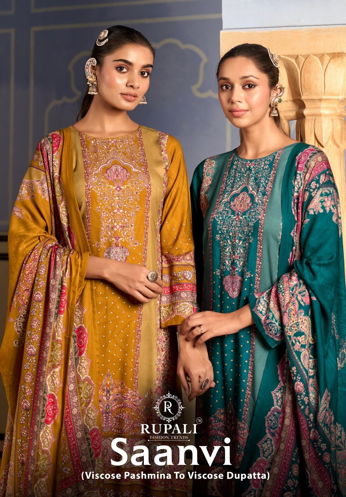 Saanvi Rupali Pashmina Suits Supplier India