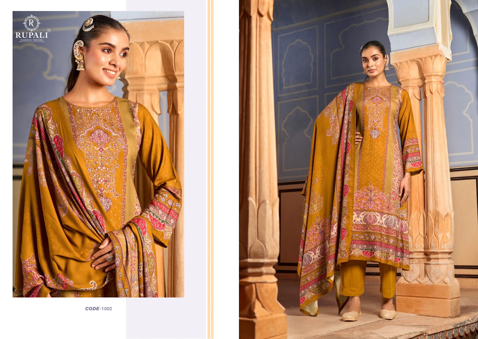 Saanvi Rupali Pashmina Suits Supplier India