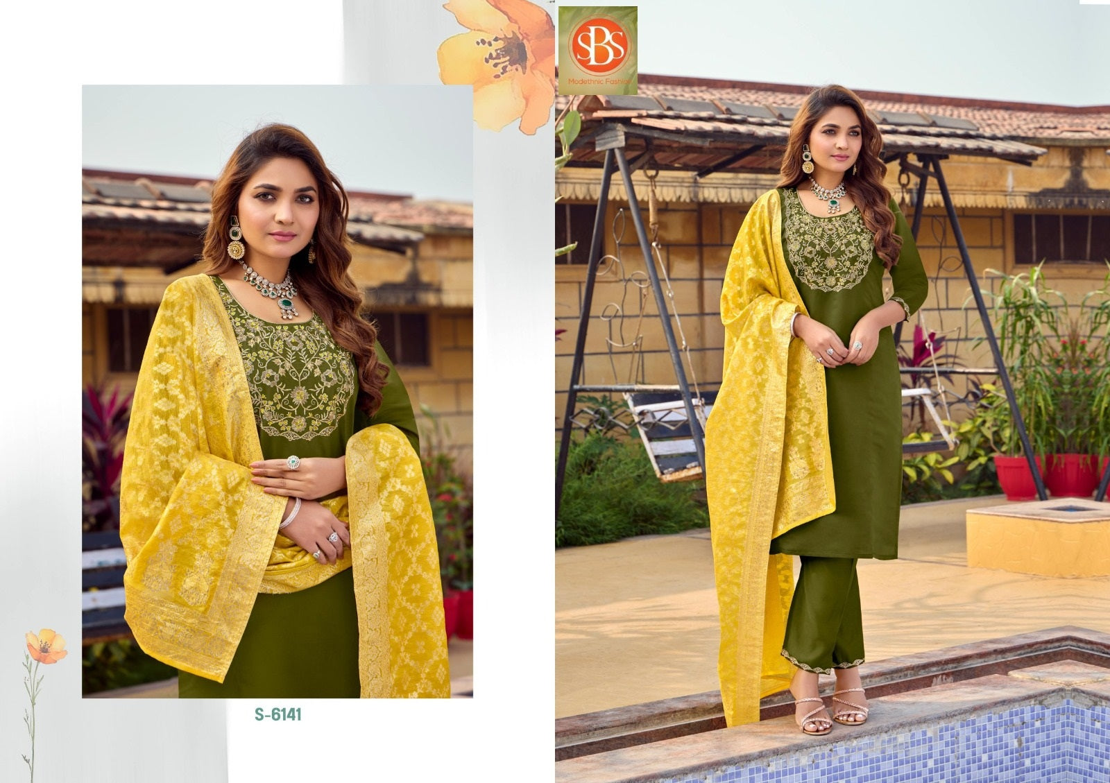 Saanvi Sbs Roman Silk Readymade Pant Style Suits Manufacturer Gujarat