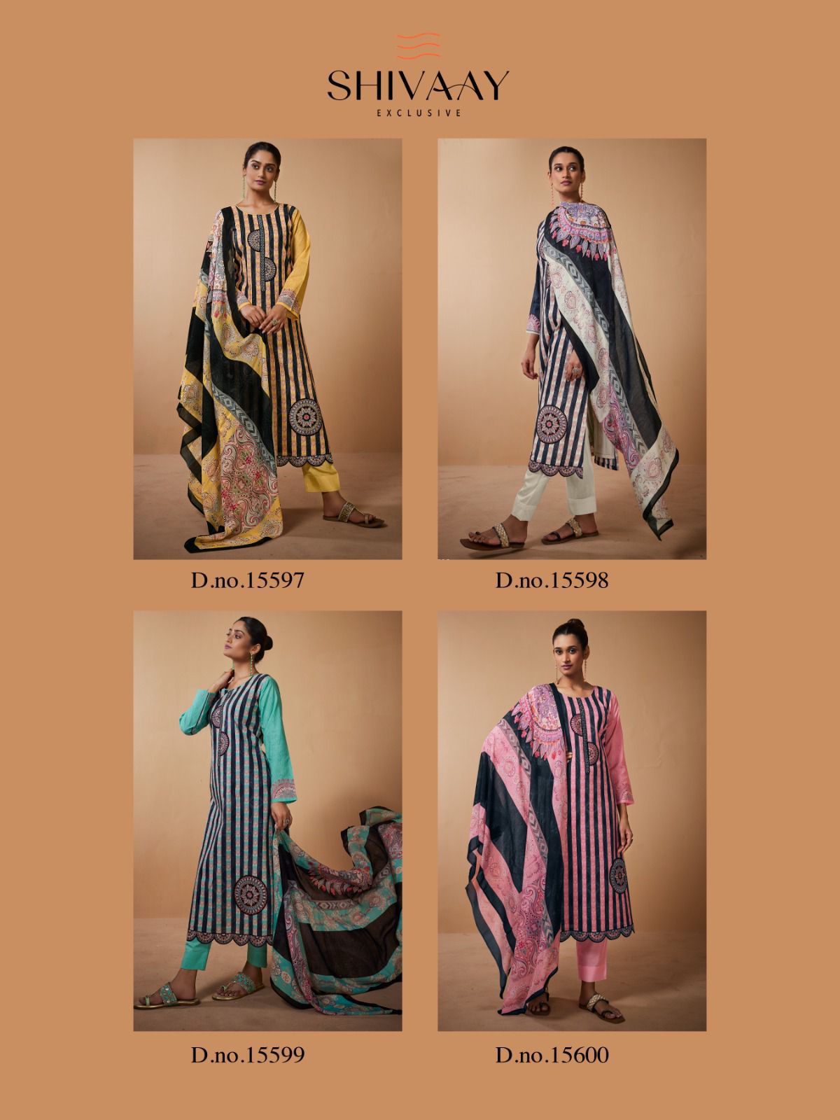 Saanvi Shivaay Lawn Cotton Pant Style Suits Wholesale Rate