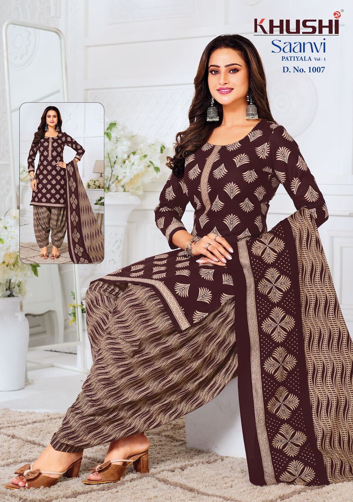Saanvi Vol 1 Khushi Readymade Cotton Patiyala Suits Manufacturer Gujarat