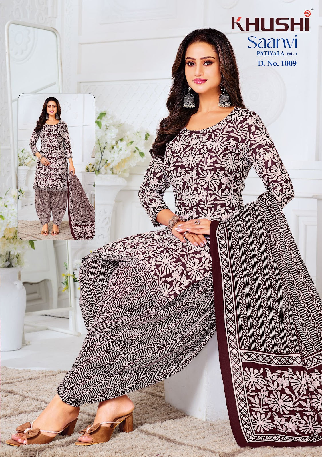 Saanvi Vol 1 Khushi Readymade Cotton Patiyala Suits Manufacturer Gujarat