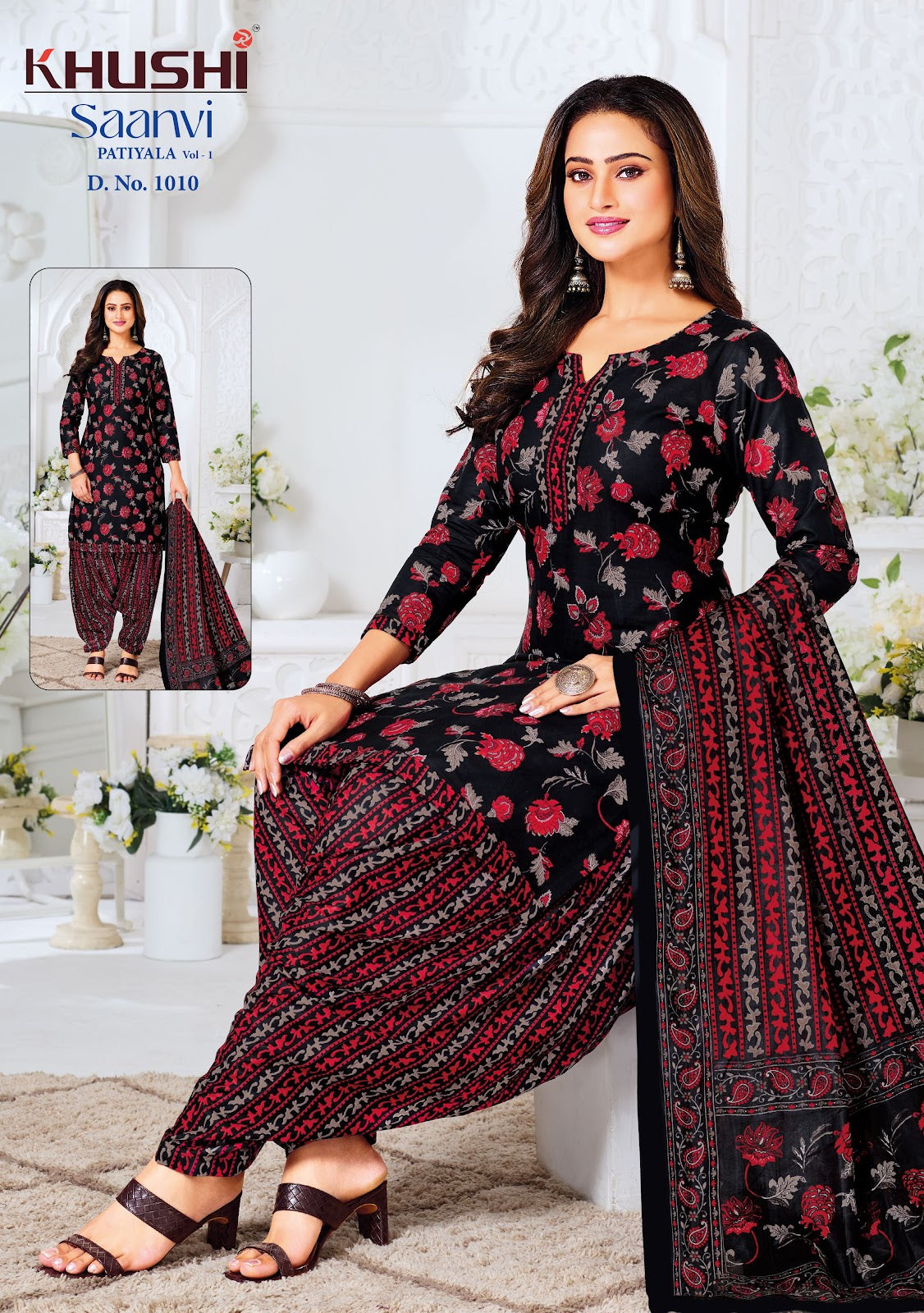 Saanvi Vol 1 Khushi Readymade Cotton Patiyala Suits Manufacturer Gujarat