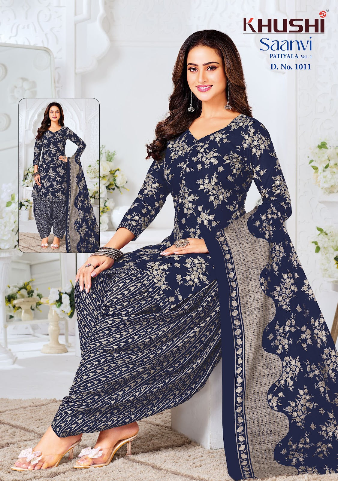 Saanvi Vol 1 Khushi Readymade Cotton Patiyala Suits Manufacturer Gujarat