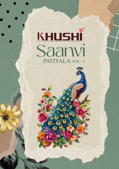 Saanvi Vol 1 Khushi Readymade Cotton Patiyala Suits Manufacturer Gujarat