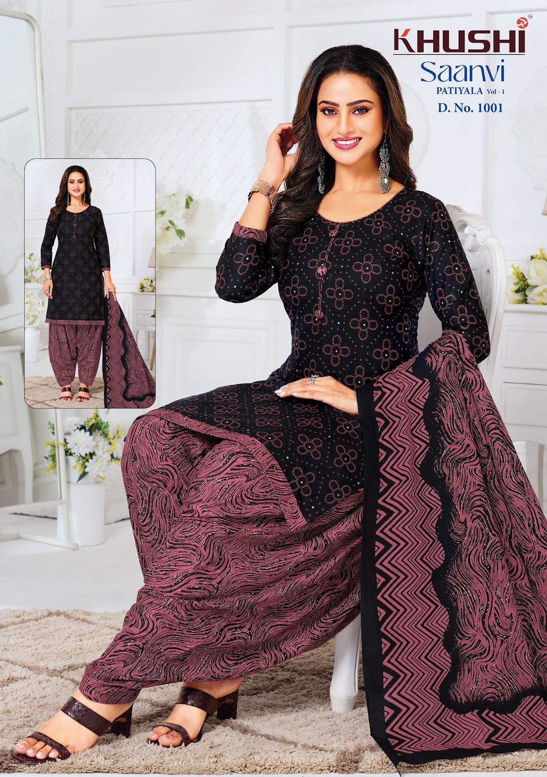 Saanvi Vol 1 Khushi Readymade Cotton Patiyala Suits Manufacturer Gujarat