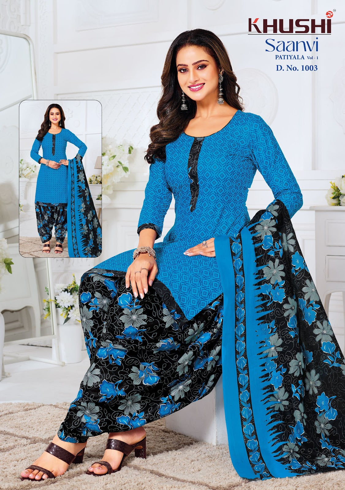 Saanvi Vol 1 Khushi Readymade Cotton Patiyala Suits Manufacturer Gujarat