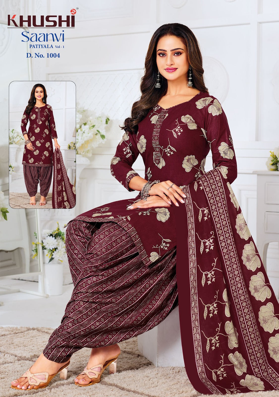 Saanvi Vol 1 Khushi Readymade Cotton Patiyala Suits Manufacturer Gujarat