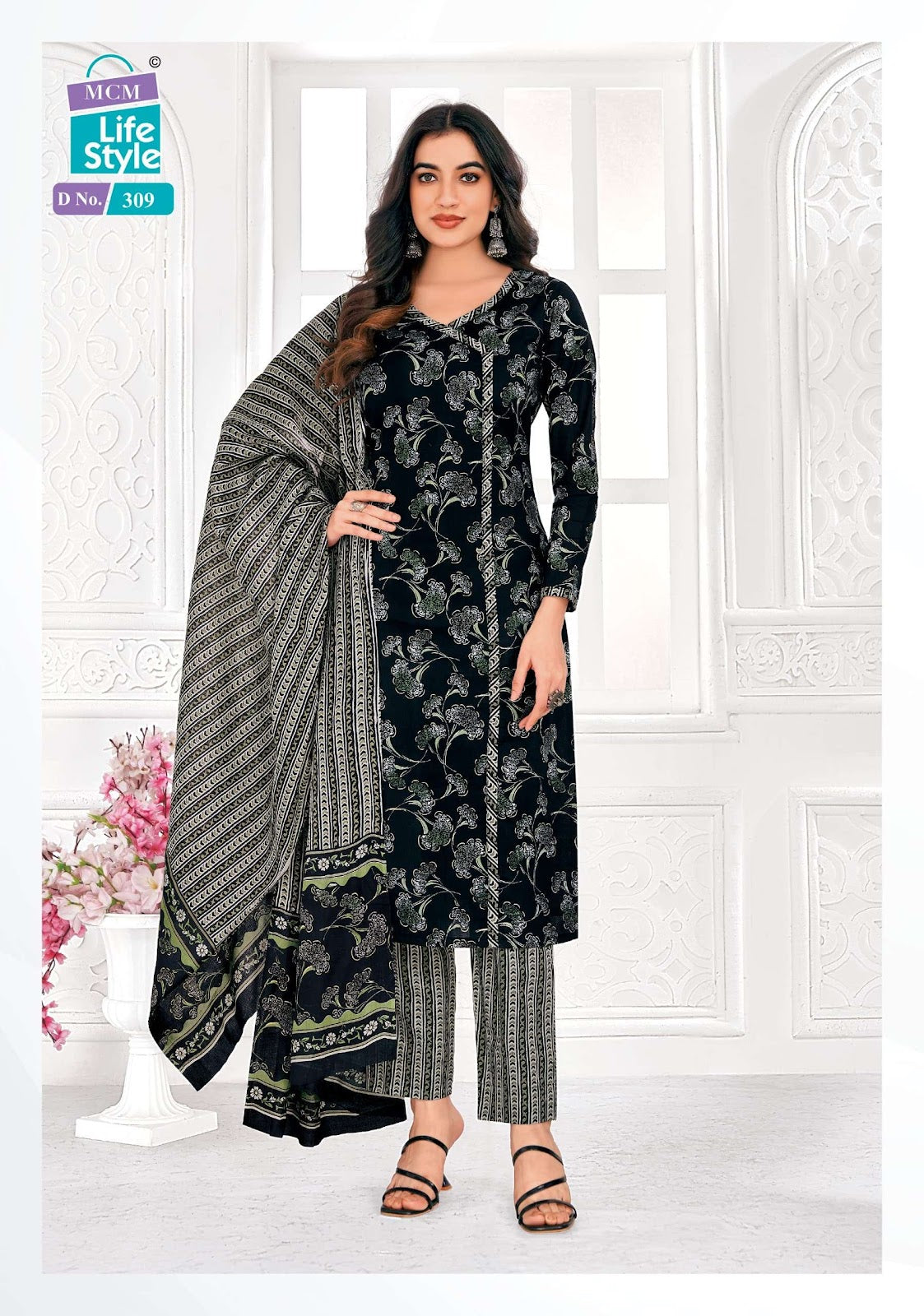 Saanvi Vol 1 Mcm Lifestyle Lawn Cotton Pant Style Suits Exporter Gujarat