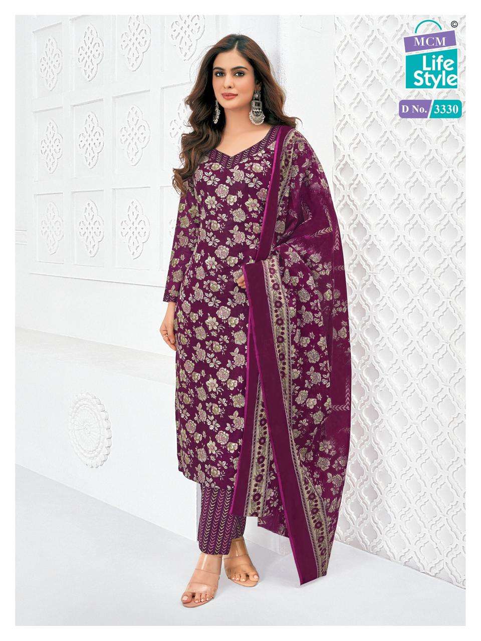 Saanvi Vol 1 Mcm Lifestyle Lawn Cotton Pant Style Suits Exporter Gujarat