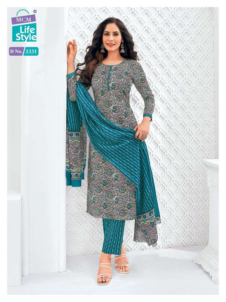 Saanvi Vol 1 Mcm Lifestyle Lawn Cotton Pant Style Suits Exporter Gujarat