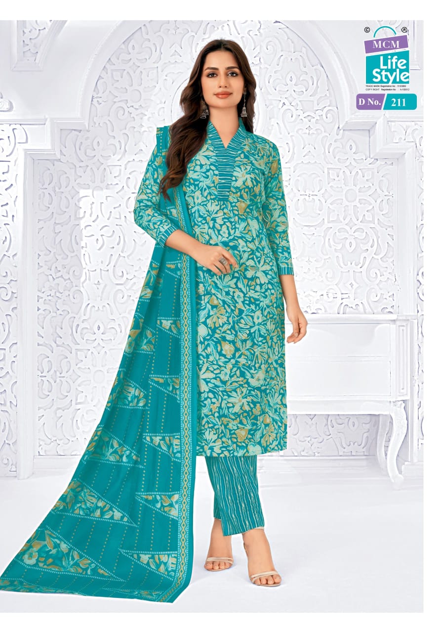 Saanvi Vol 2 Mcm Lifestyle Lawn Cotton Pant Style Suits Exporter India