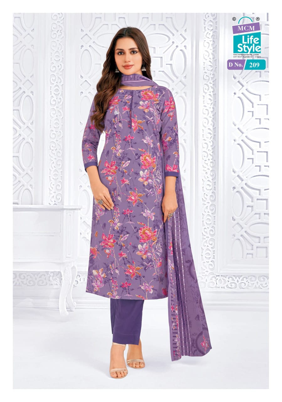 Saanvi Vol 2 Mcm Lifestyle Lawn Cotton Pant Style Suits Exporter India