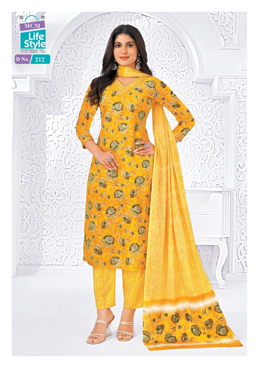 Saanvi Vol 2 Mcm Lifestyle Lawn Cotton Pant Style Suits Exporter India