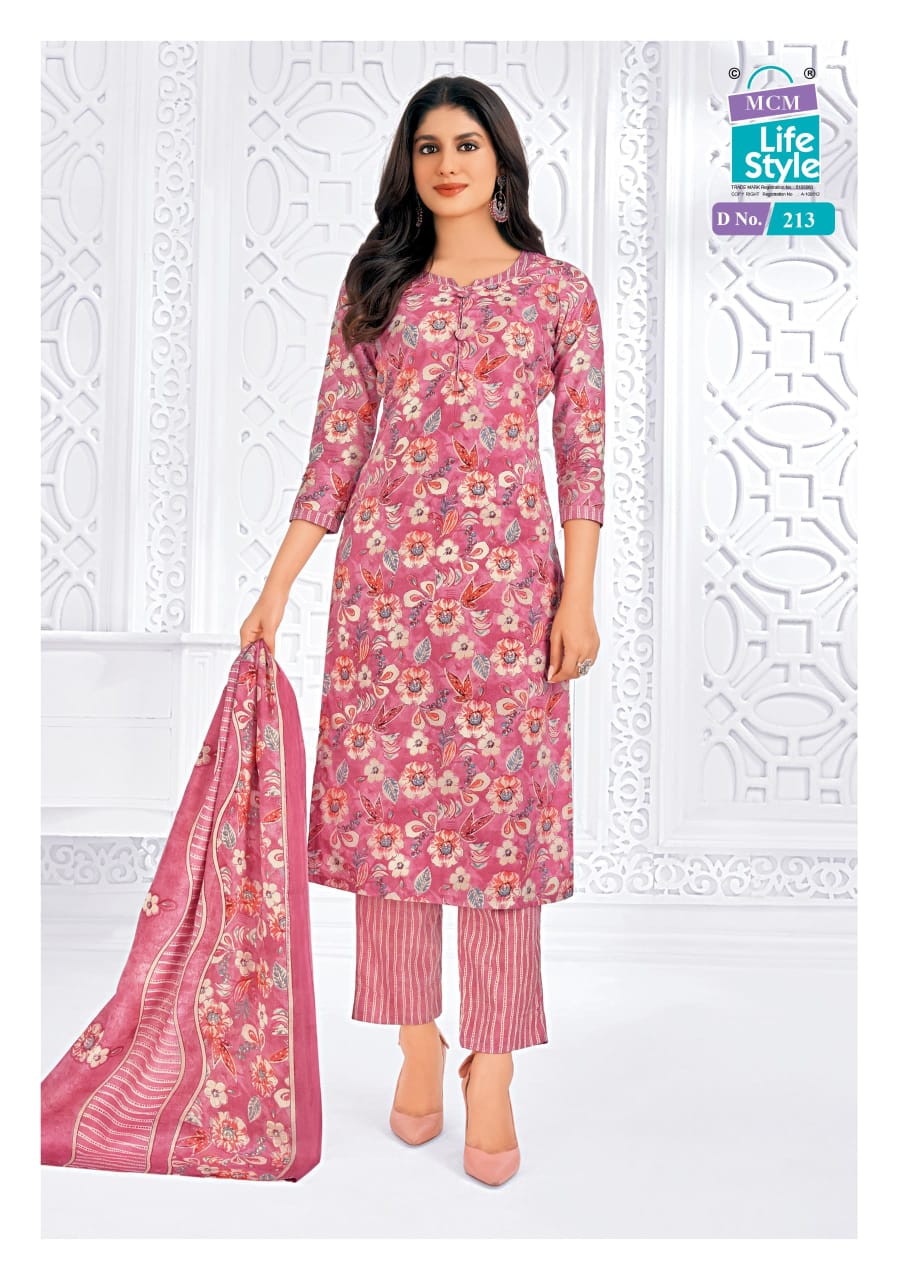 Saanvi Vol 2 Mcm Lifestyle Lawn Cotton Pant Style Suits Exporter India