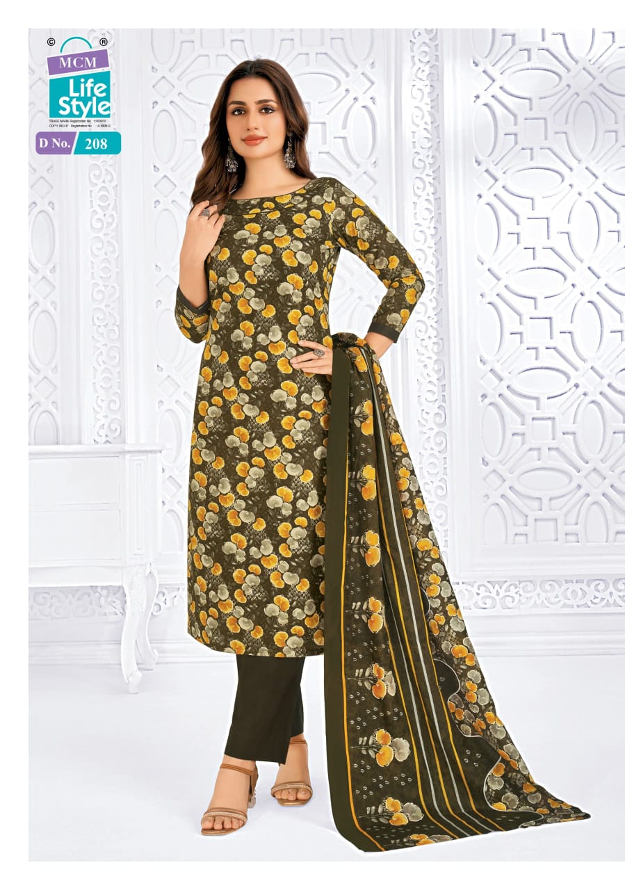 Saanvi Vol 2 Mcm Lifestyle Lawn Cotton Pant Style Suits Exporter India