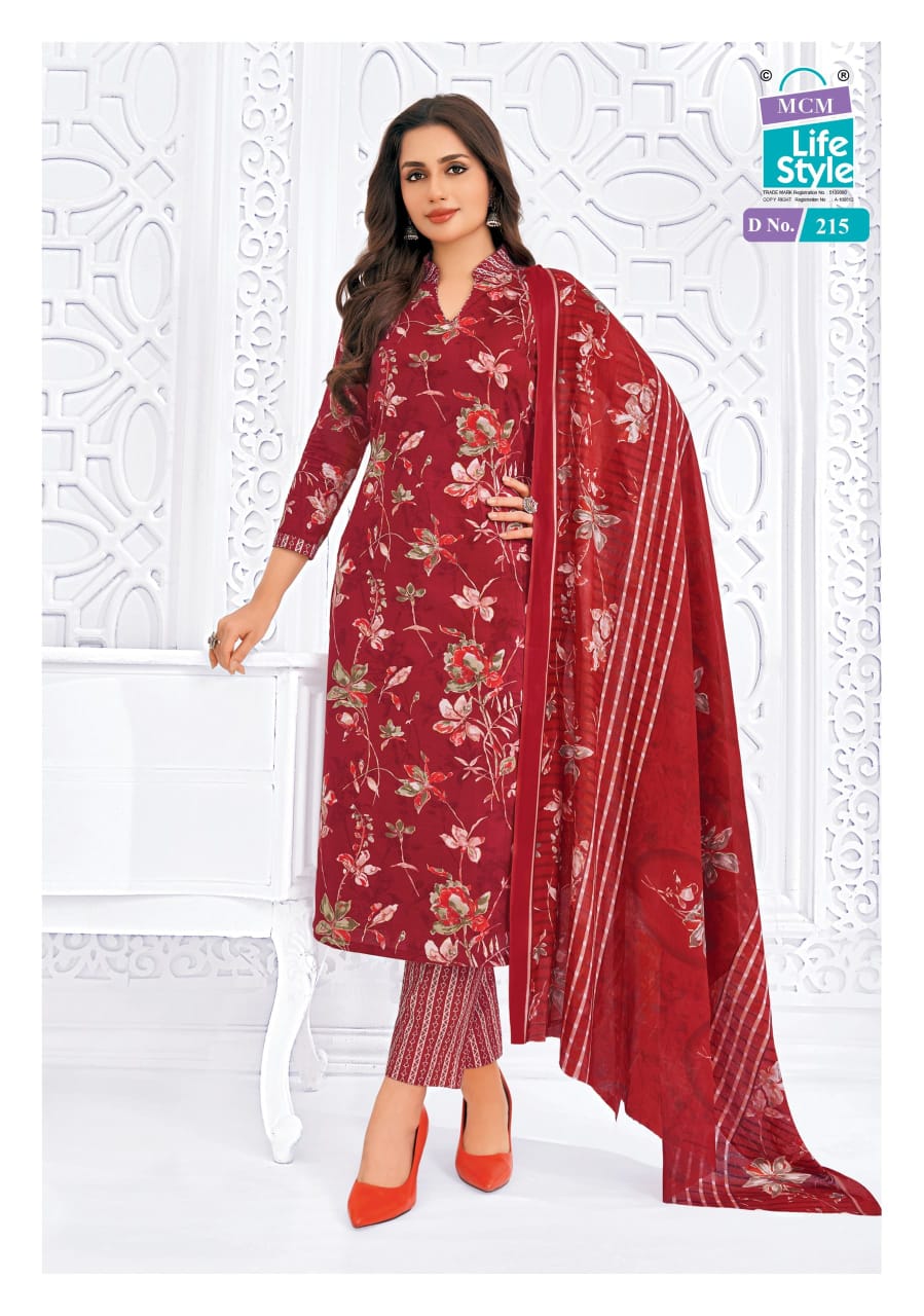 Saanvi Vol 2 Mcm Lifestyle Lawn Cotton Pant Style Suits Exporter India