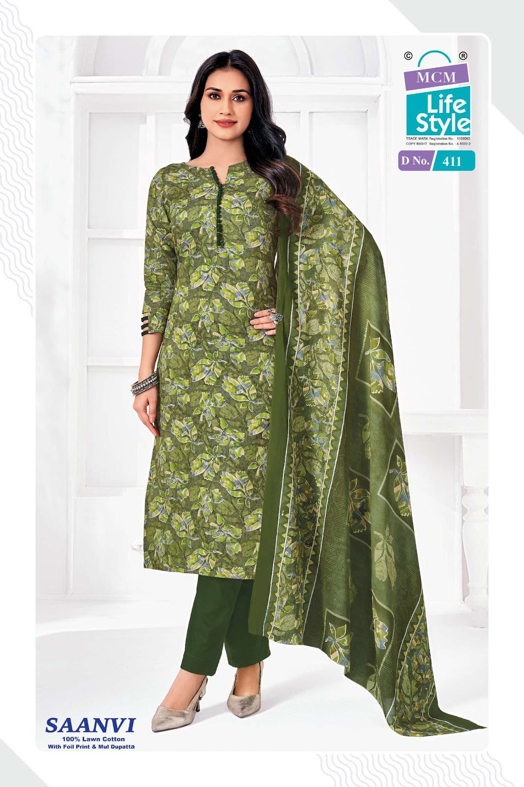 Saanvi Vol 4 Mcm Lifestyle Lawn Cotton Karachi Salwar Suits Wholesaler Gujarat