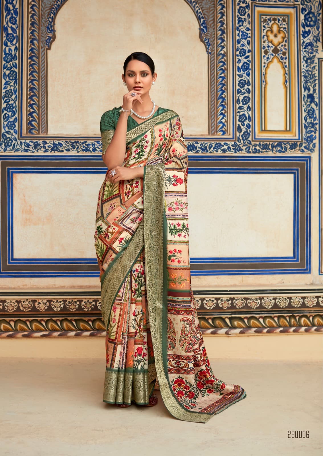 Saaria Silk 290001-290008 Rajpath Dola Silk Sarees Wholesaler Ahmedabad